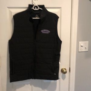 Men’s SPYDER size L insulated vest black w/ northwestern medicine logo